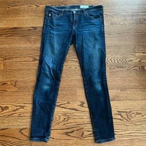 Ag Adriano Goldschmied “The Legging” super skinny blue jeans